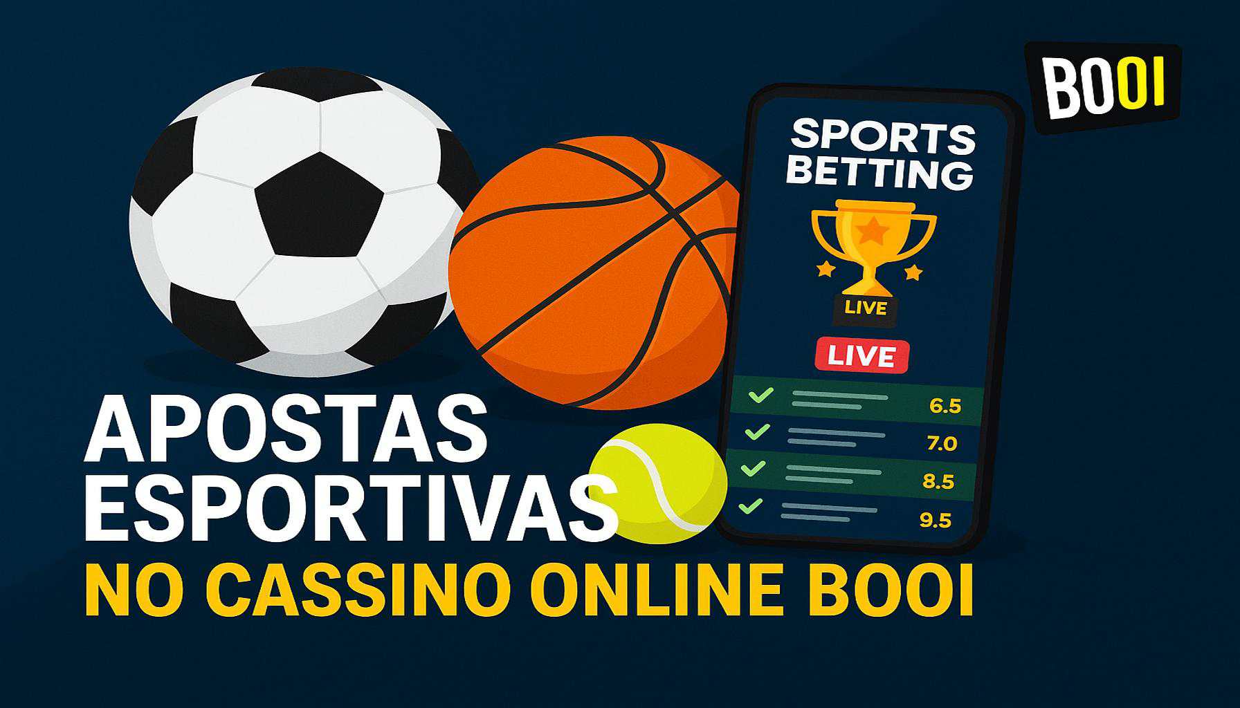 Apostas esportivas no cassino online BOOI